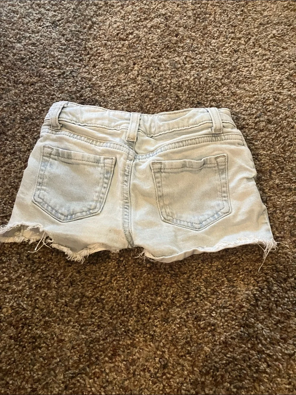 Cat & Jack Light Blue Distressed Denim Shorts